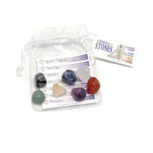 Chakra Tumblestone Set in Organza Bag